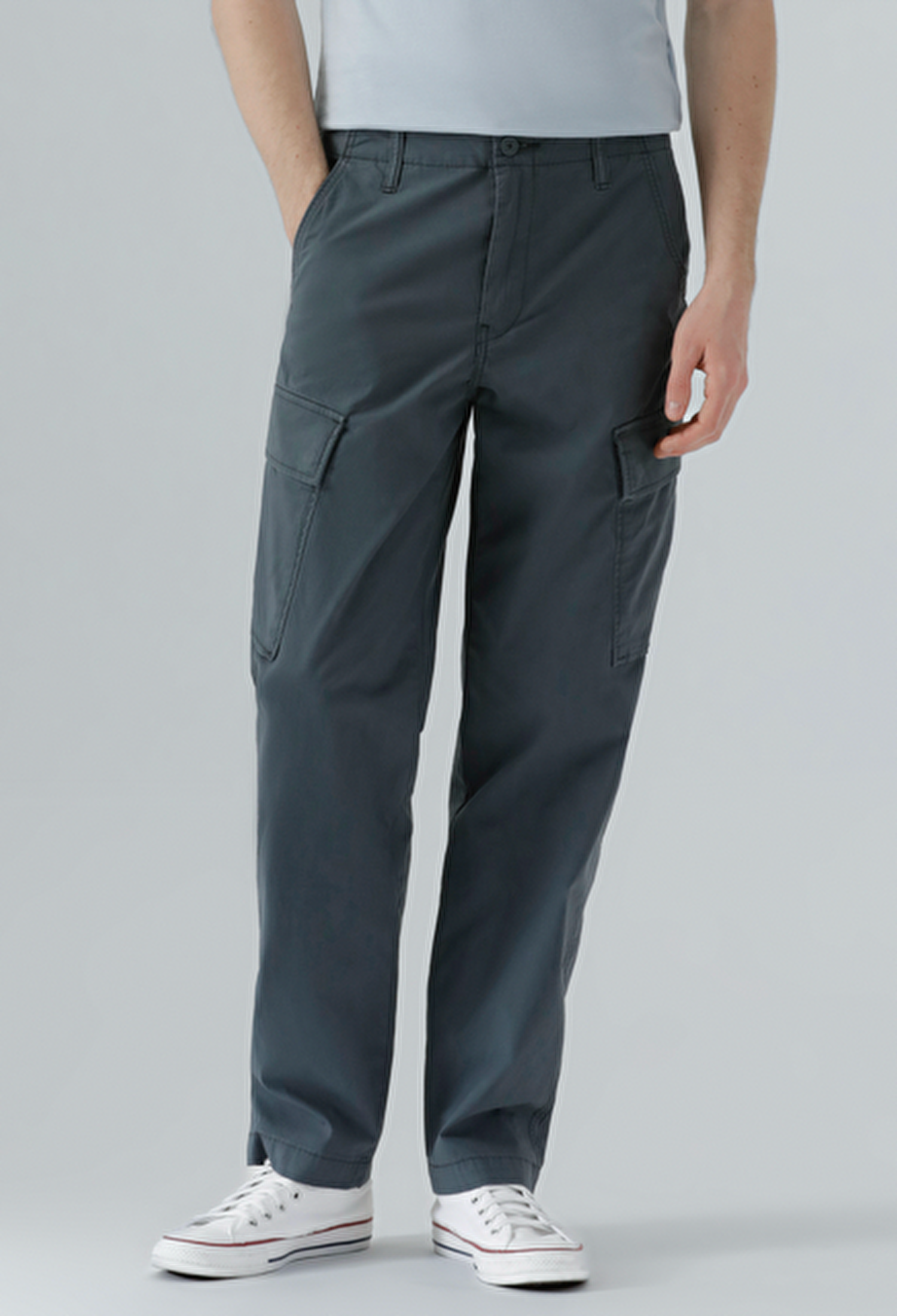 XX Cargo Taper Erkek Pantolon - Slate Poplin