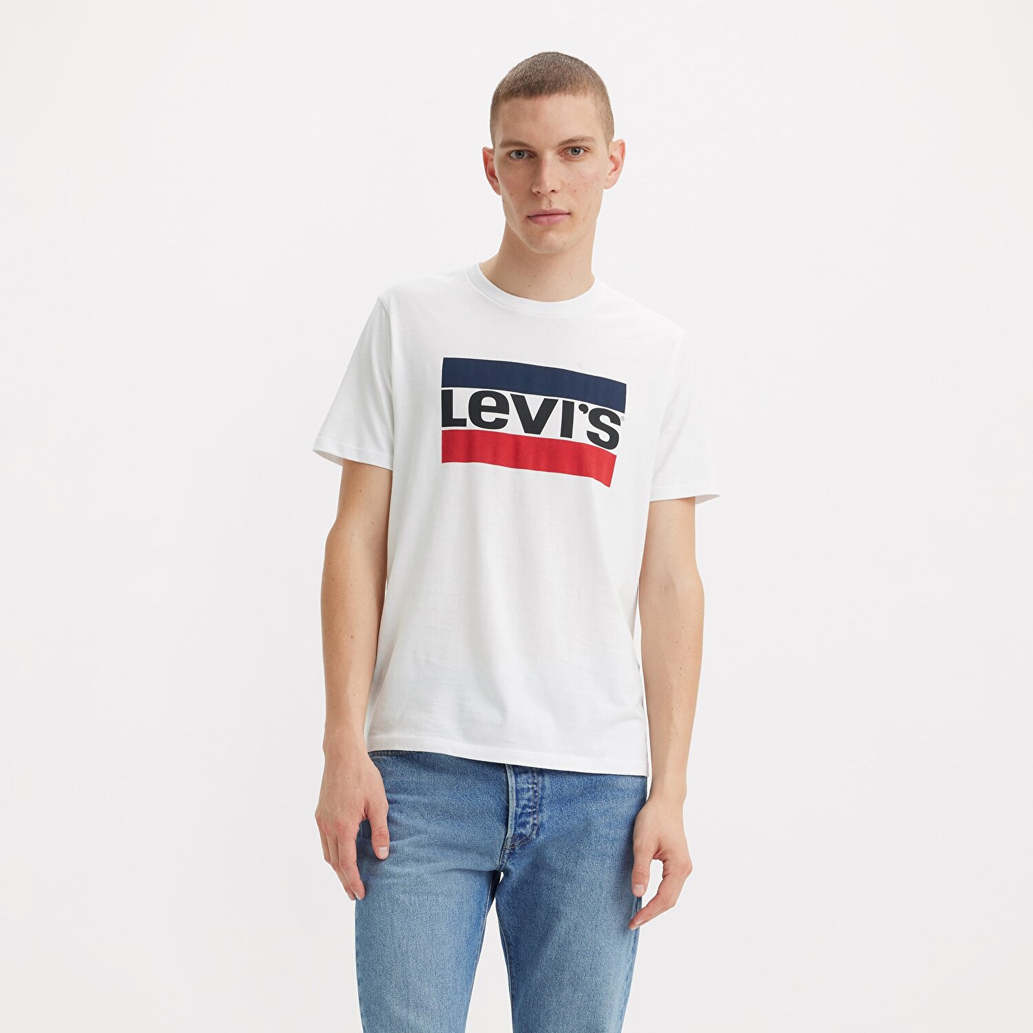 Sportswear Logo Graphic 84 Sportswear Beyaz Erkek Tişört