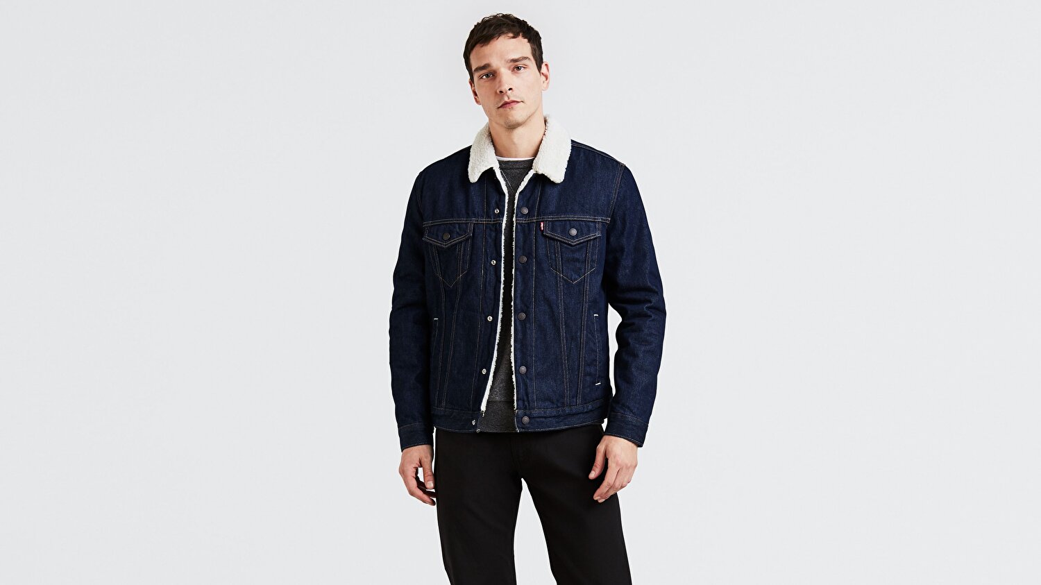 Type 3 Sherpa Trucker Rockridge İndigo Erkek Trucker