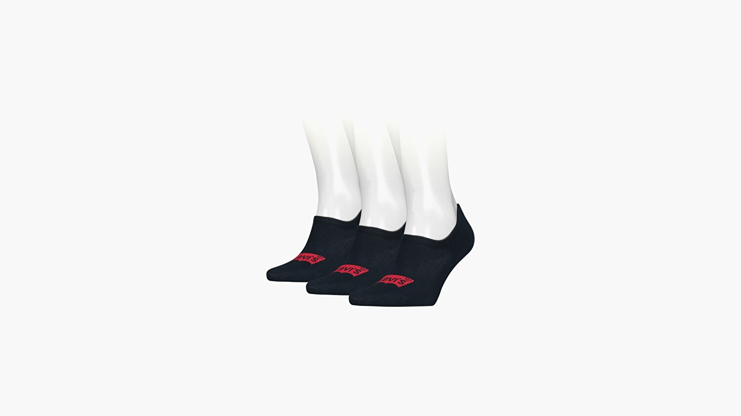 Levi's® Low Cut Batwing Logo Socks - 3 Pack