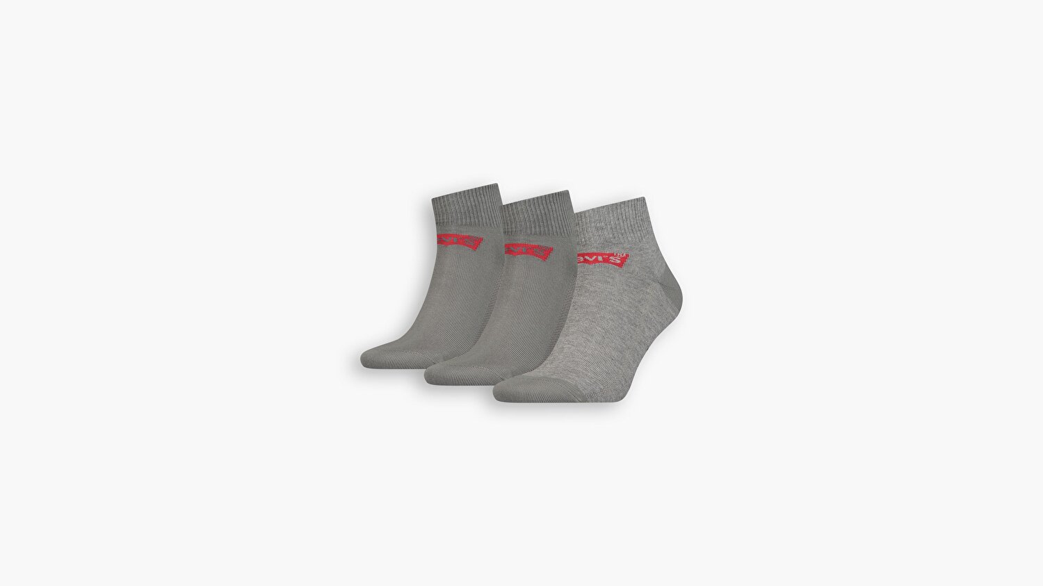 Mid Cut Batwing Logo Çorap 3'lü Paket