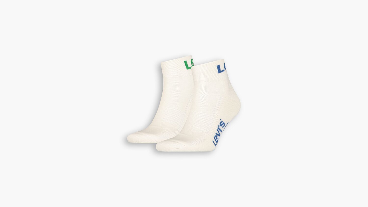 Mid Cut Sport Logo Çorap - 2'li