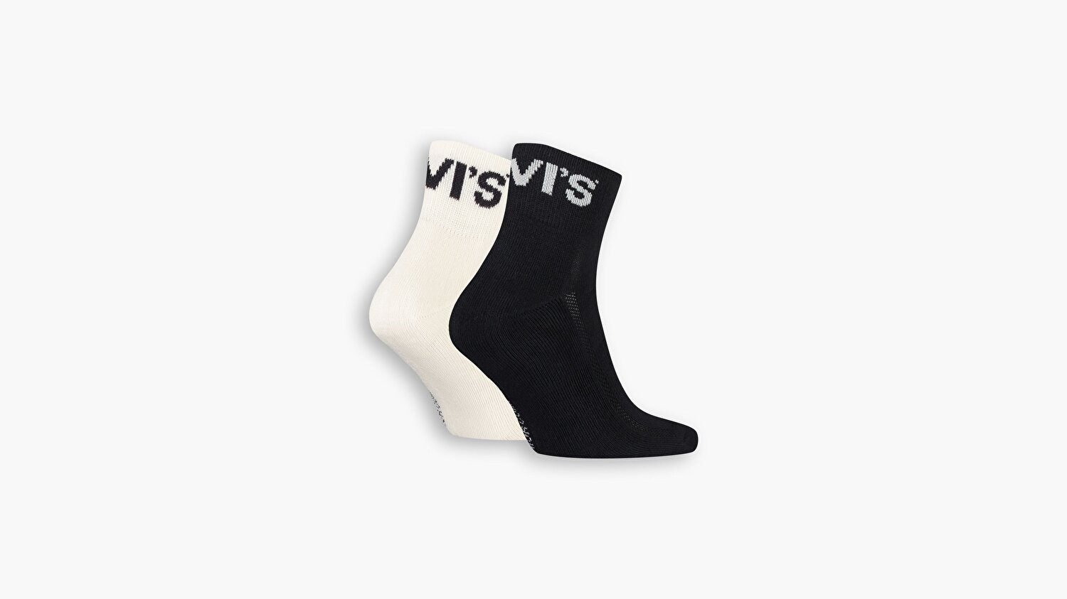 Mid Cut Sport Logo Çorap - 2'li