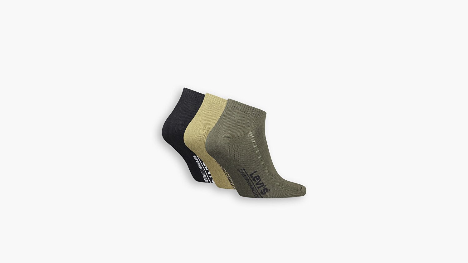 Low Cut Batwing Logo Çorap - 3'lü
