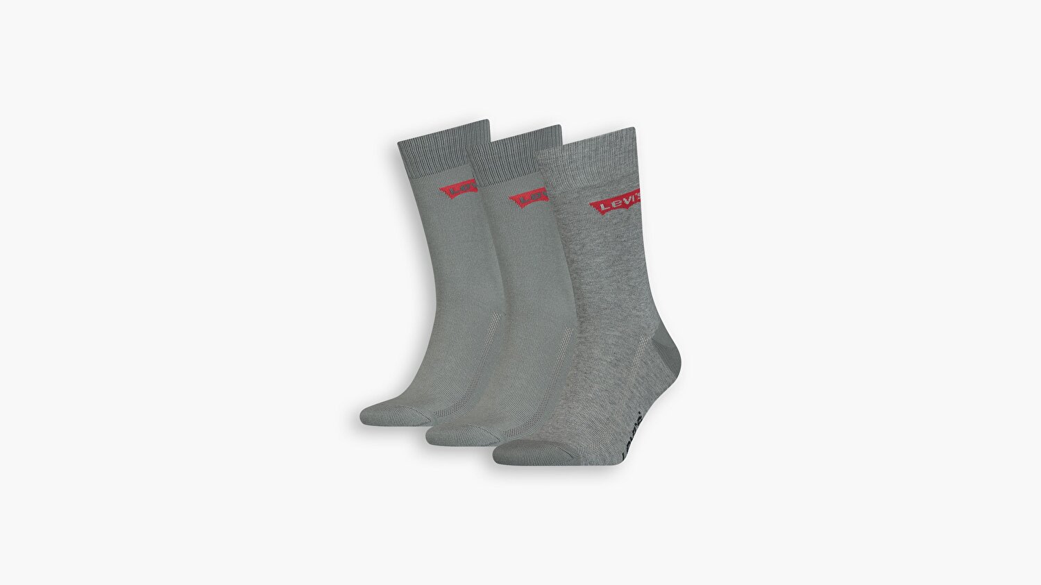 Regular Cut Batwing Logo Çorap 3-Pack