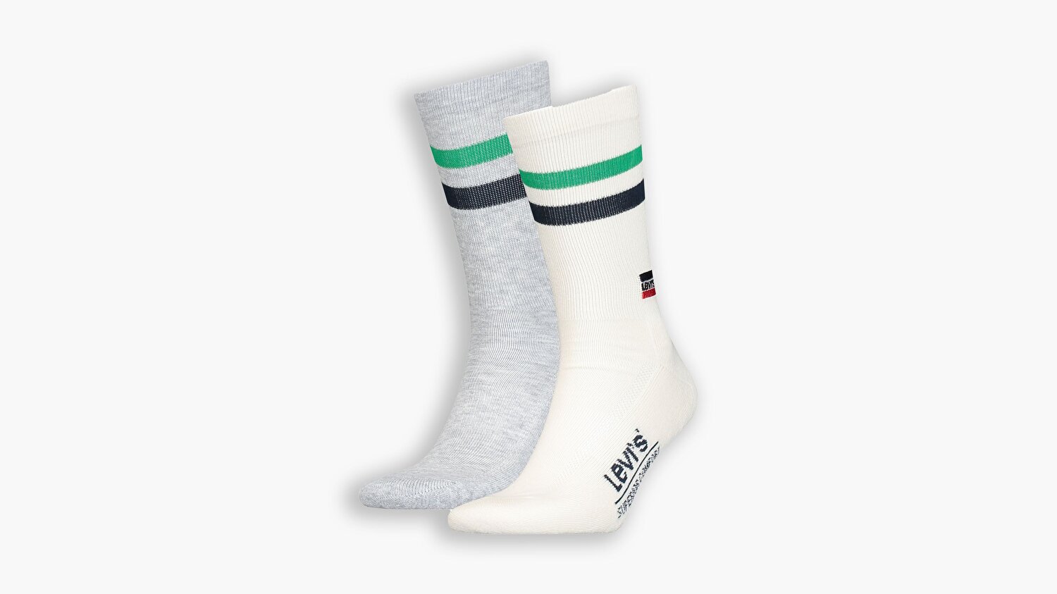 Levi's® Sport Stripe Regular Çorap - 2 pack