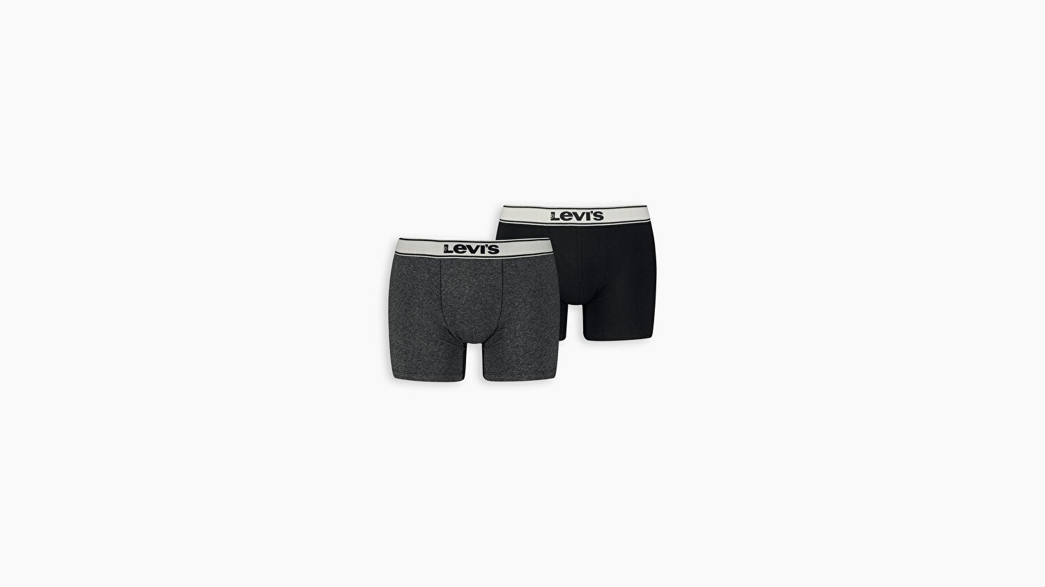 Levi's® Vintage Heather Organic Cotton Boxer Brief - 2'li Paket