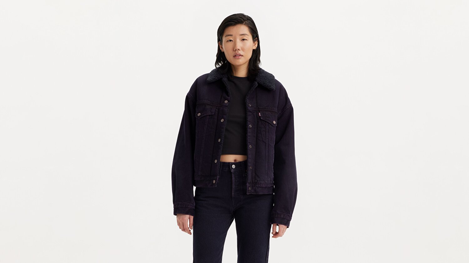 90's Sherpa Trucker Jean Ceket