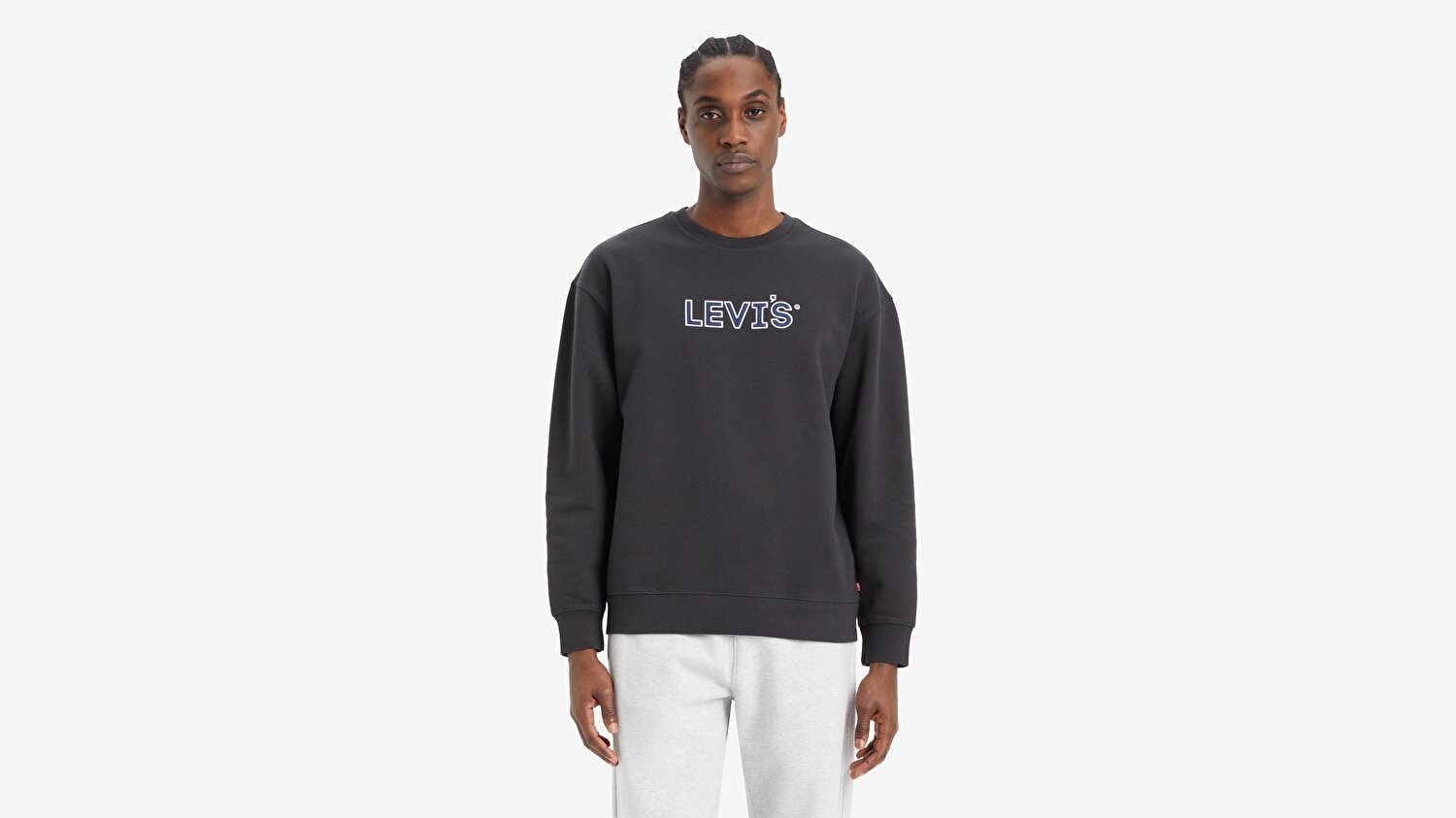 Relaxed Graphic Crewneck Sweatshirt