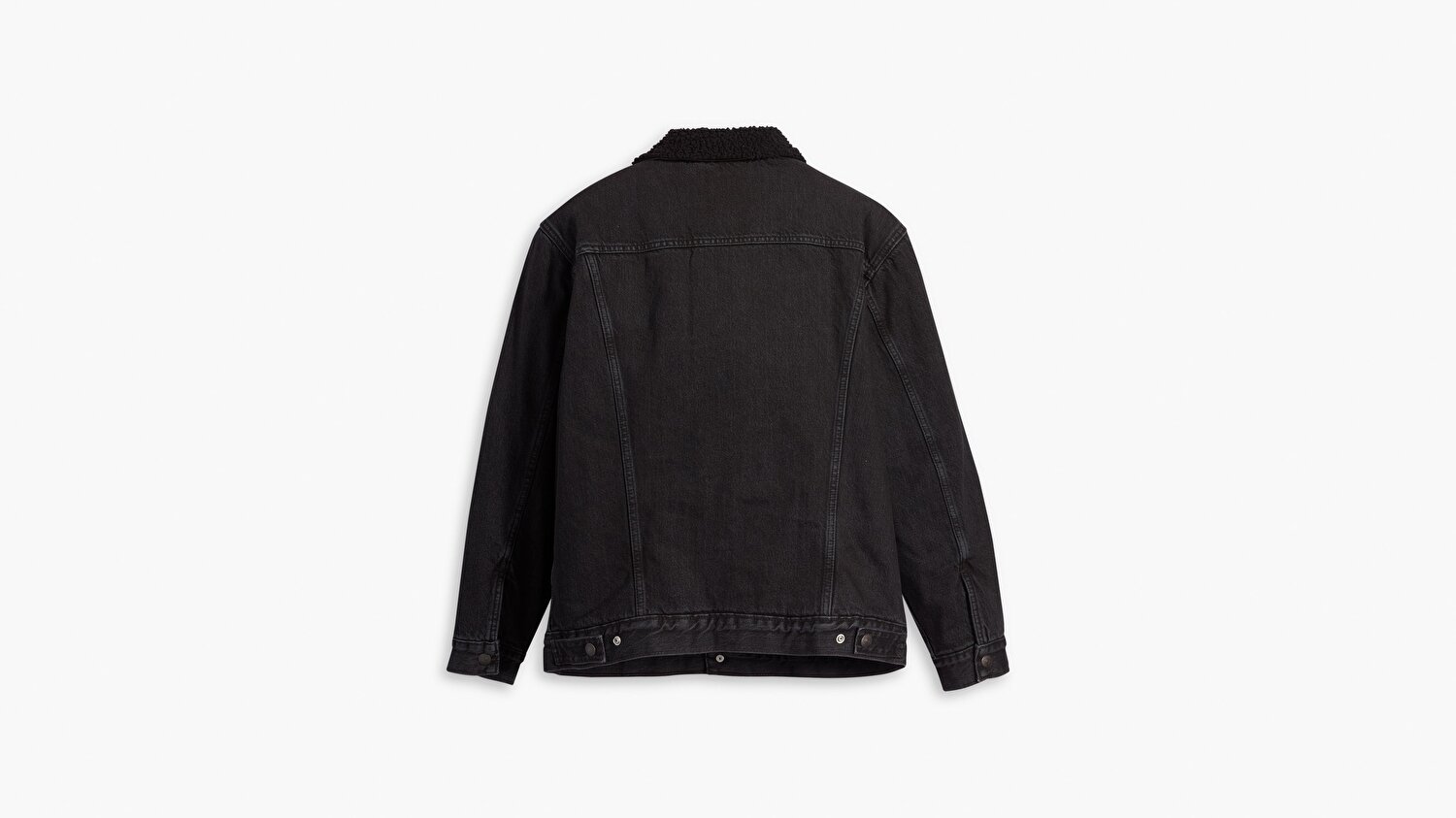 Relaxed Fit Sherpa Trucker Ceket