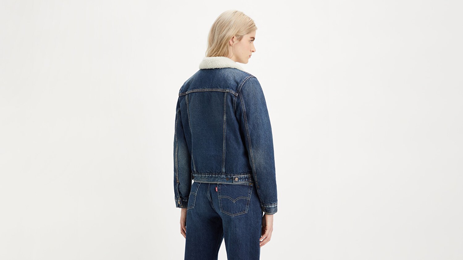 Original Sherpa Trucker Jean Ceket