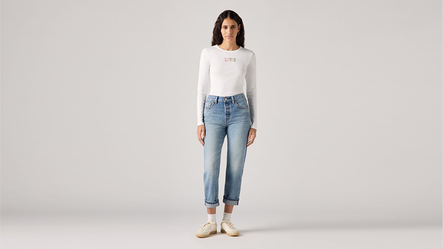 501® Crop Kadın Jean Pantolon - Blazer Selvedge