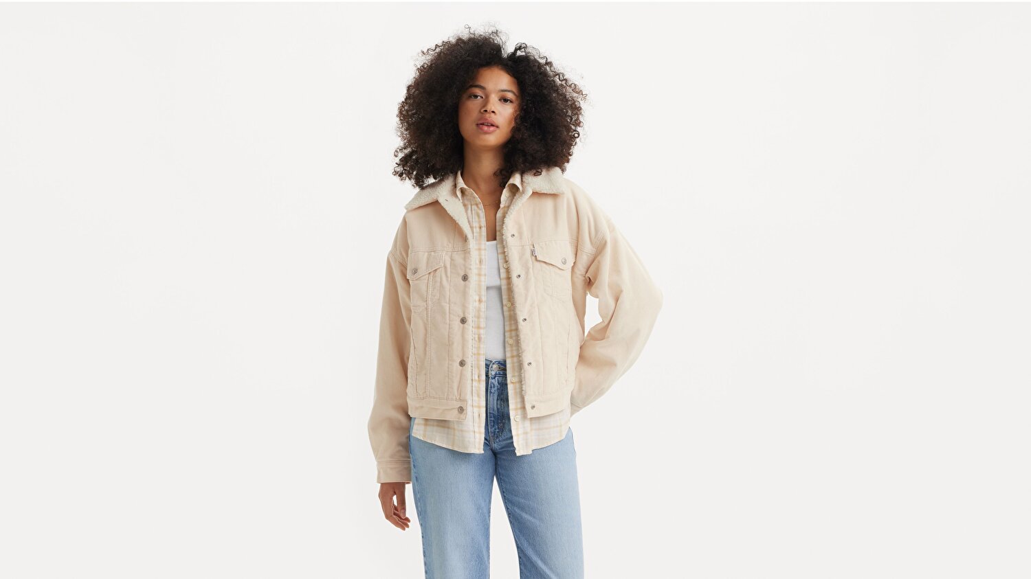 90's Sherpa Trucker Ceket