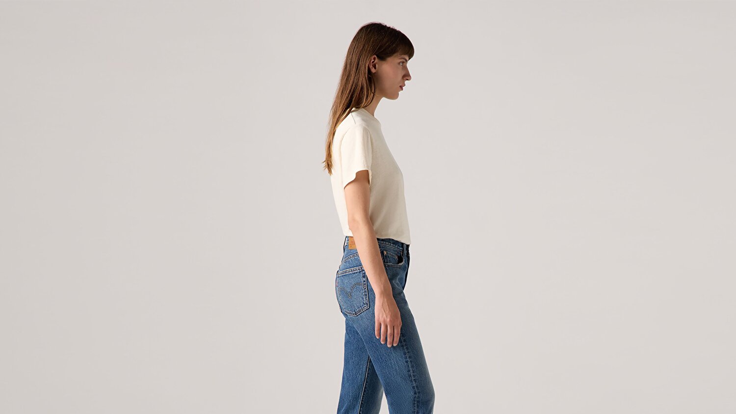 501® Crop Selvedge Kadın Jean Pantolon - After Four Selvedge
