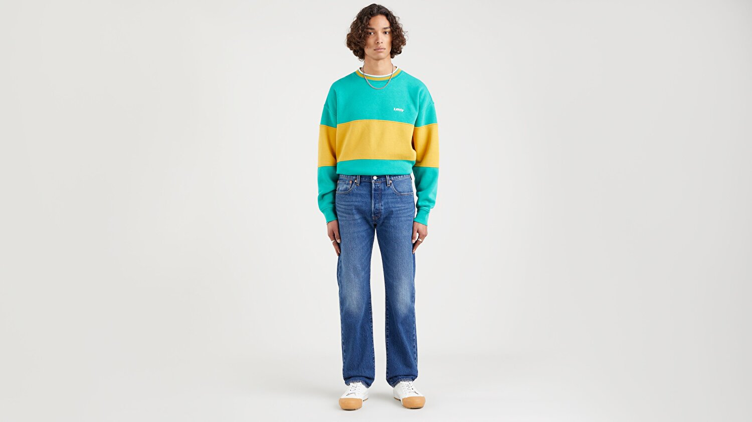501® Levi's® Original Erkek Jean Pantolon - Her Eyes - Dark Blue