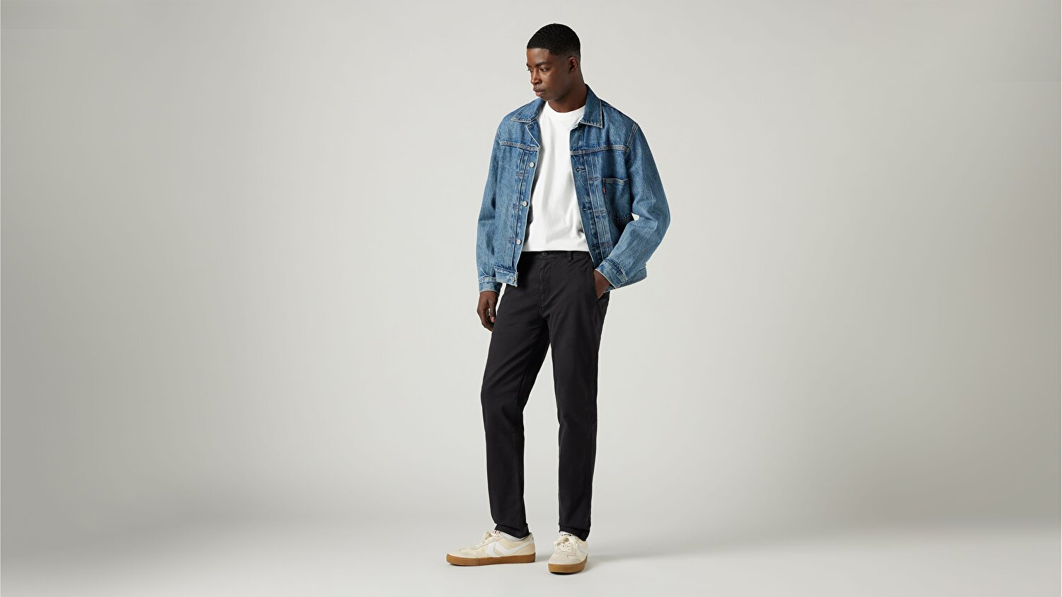 XX Chino Slim Fit Erkek Pantolon - Mineral Black