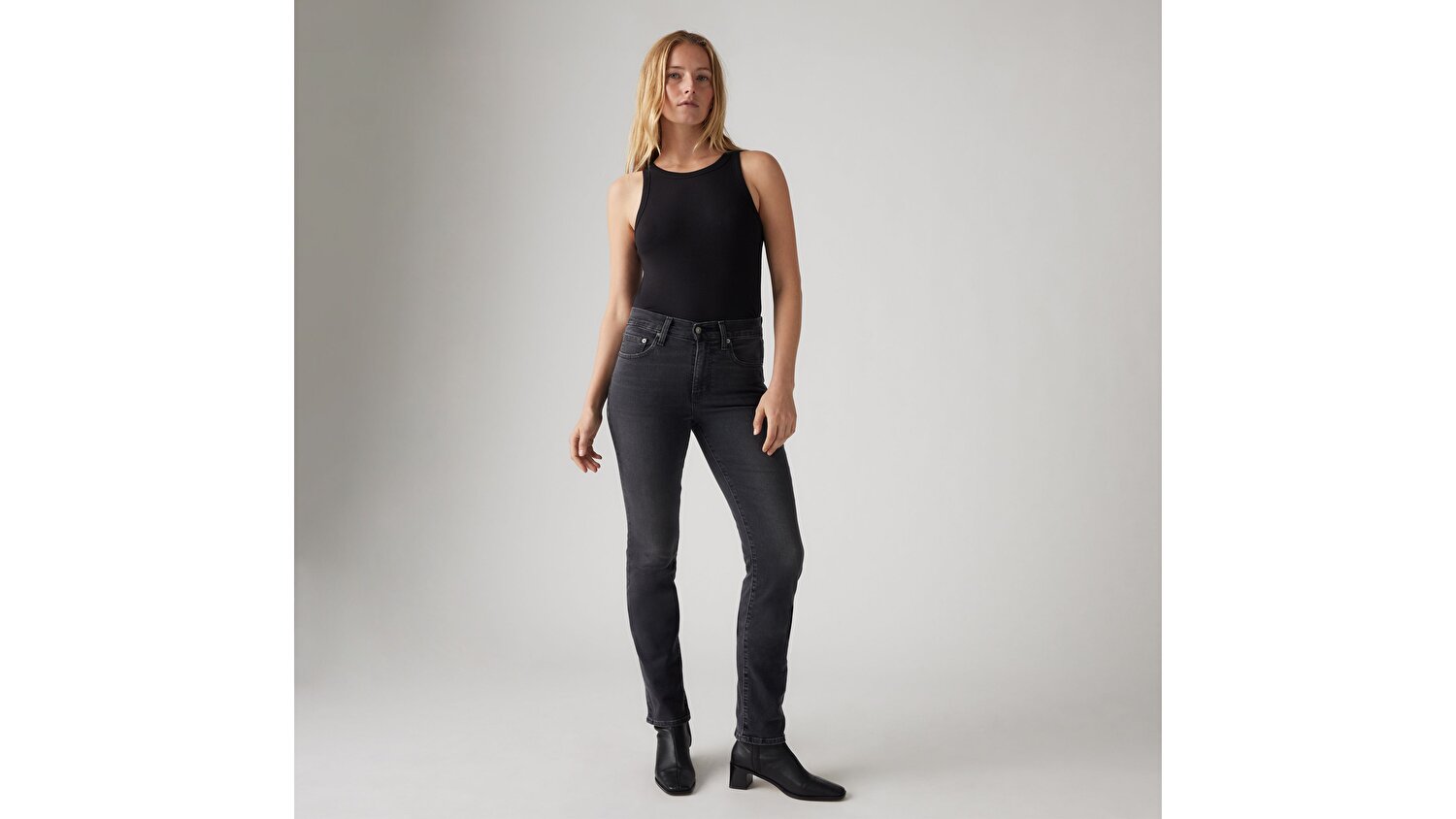 724™ High Rise Straight Kadın Jean Pantolon - Never Forget