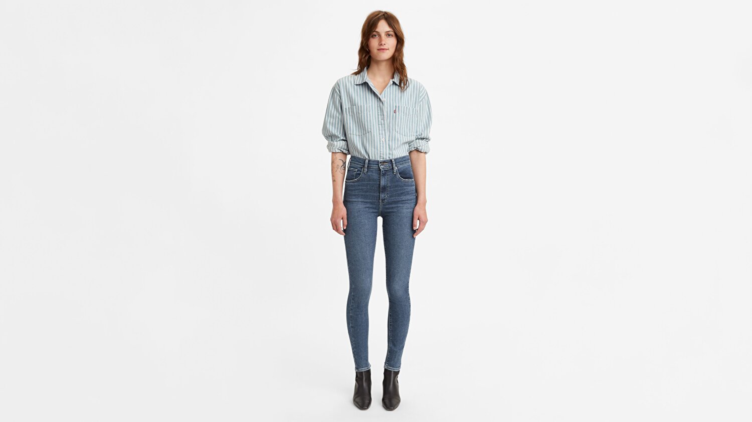 Mile High Super Skinny Kadın Jean Pantolon - Venice For Real - Dark Indigo