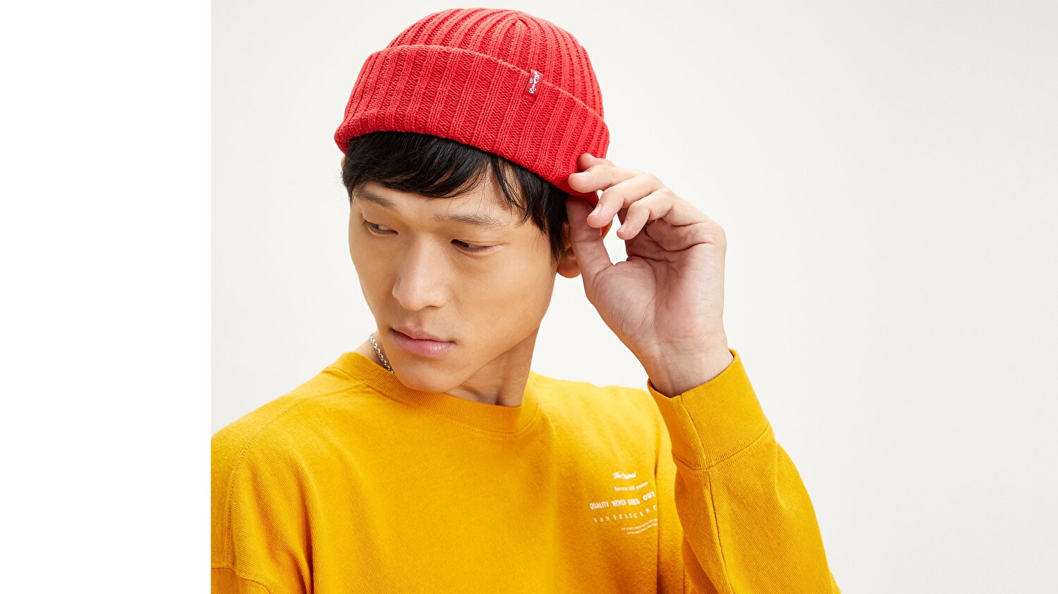 Ribbed Beanie Yün Bere