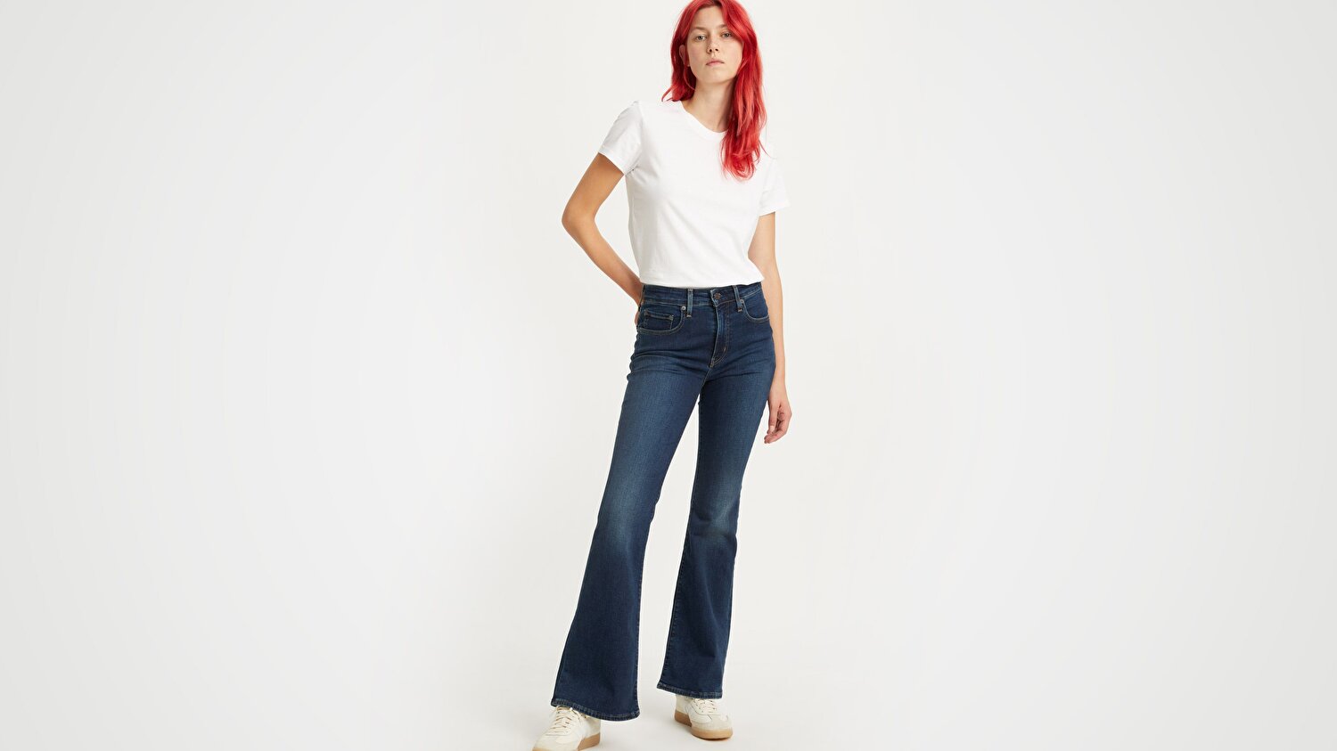 726™ High Rise Flare Kadın Jean Pantolon - Blue Swell