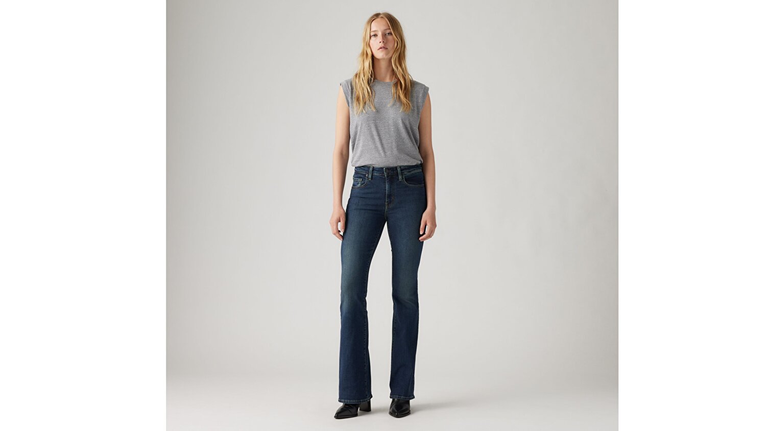 726™ High Rise Flare Kadın Jean Pantolon - Blue Swell
