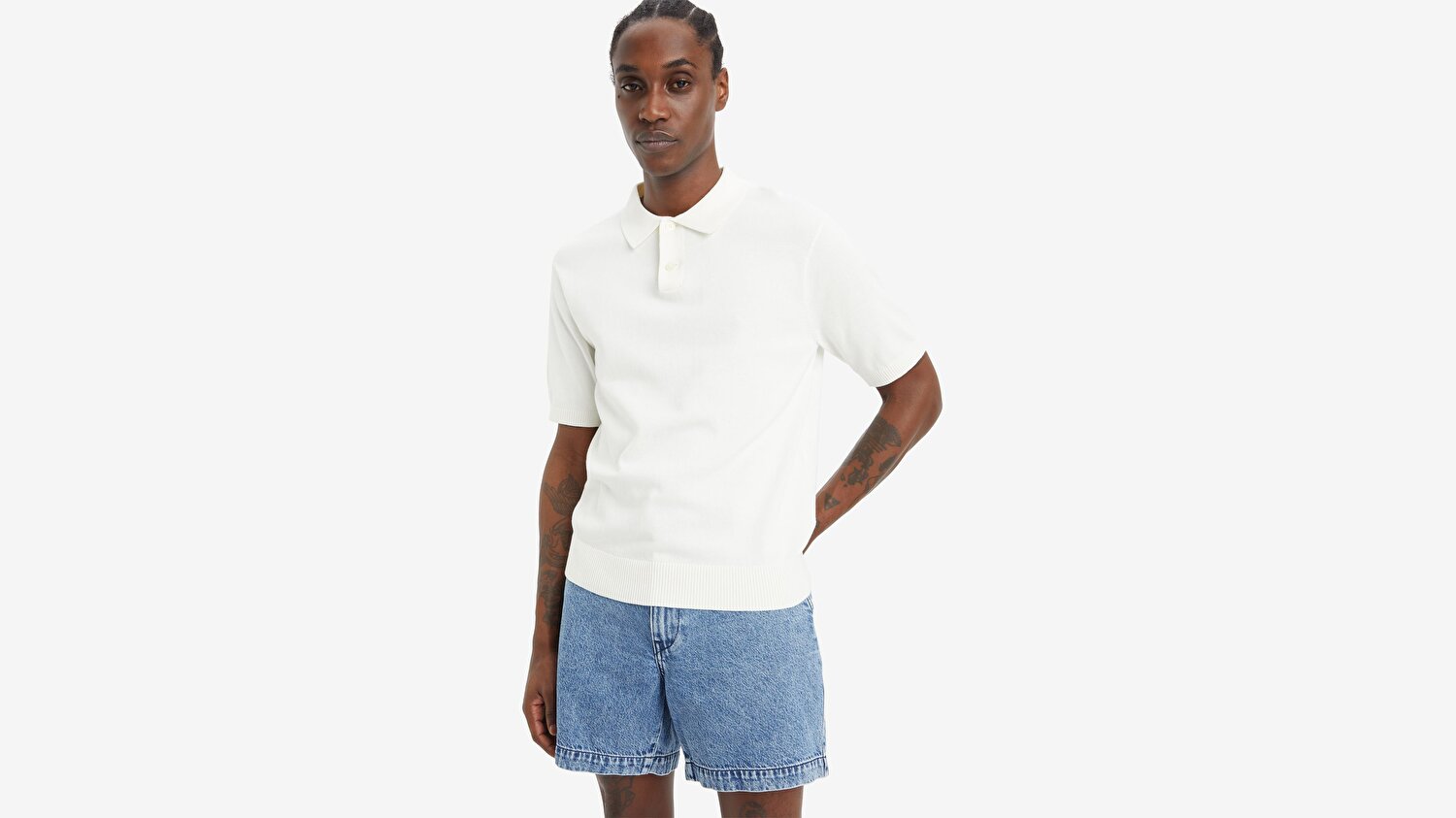Sweater Knit Polo
