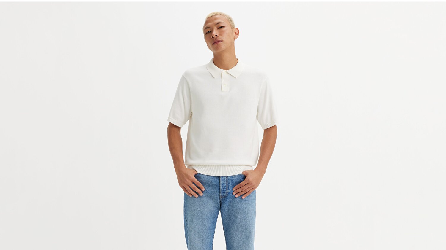 Sweater Knit Polo