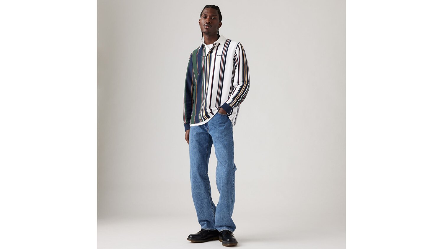 555™ Relaxed Straight Erkek Jean Pantolon - Blue Essentials