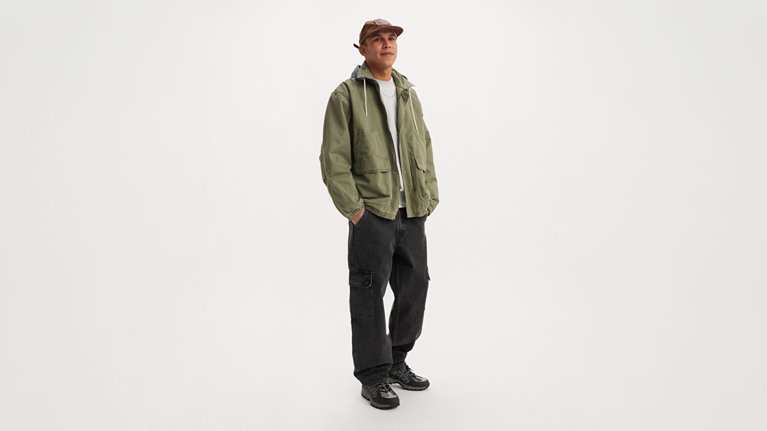 568™ Loose Straight  Erkek Kargo Jean Pantolon - Darkly Wash