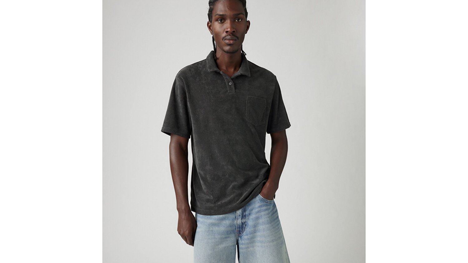 Terry Pocket Polo Tişört