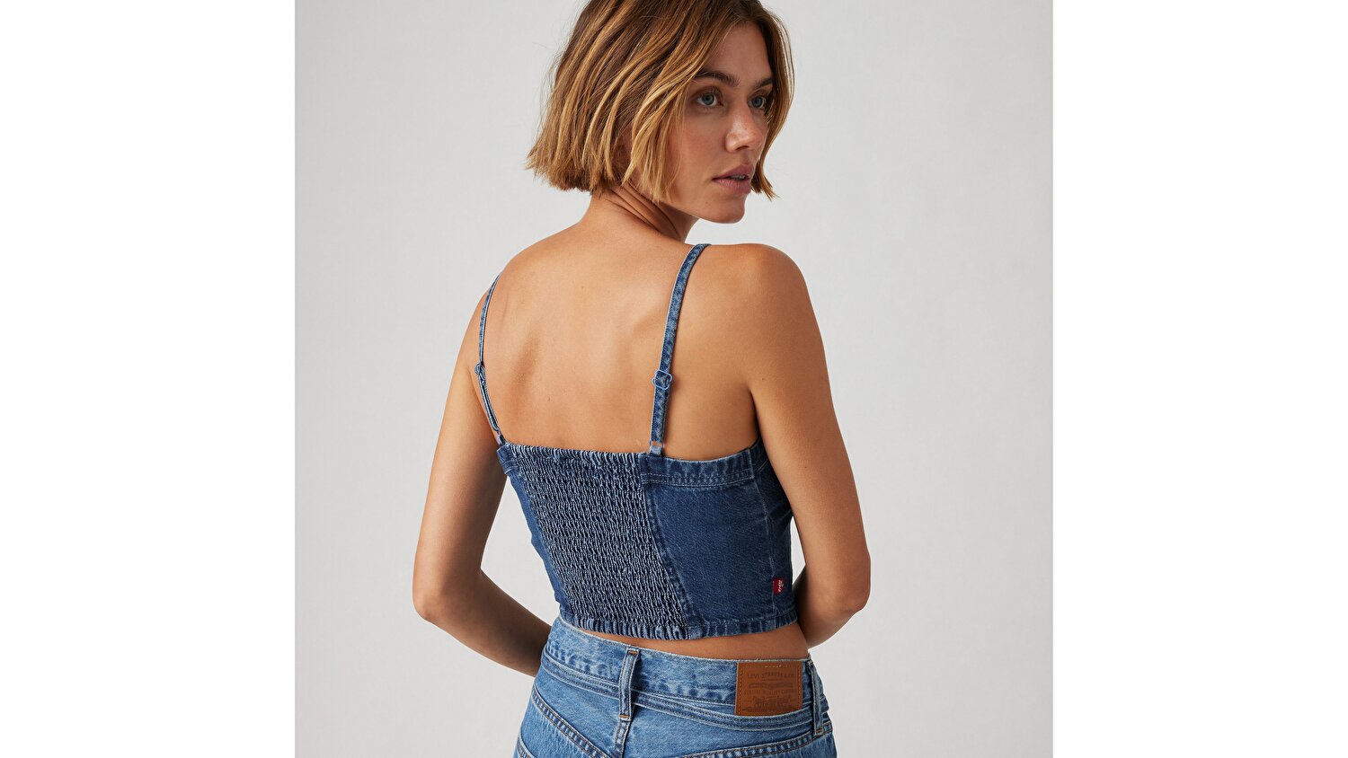 Jadine Denim Cami Tank Top