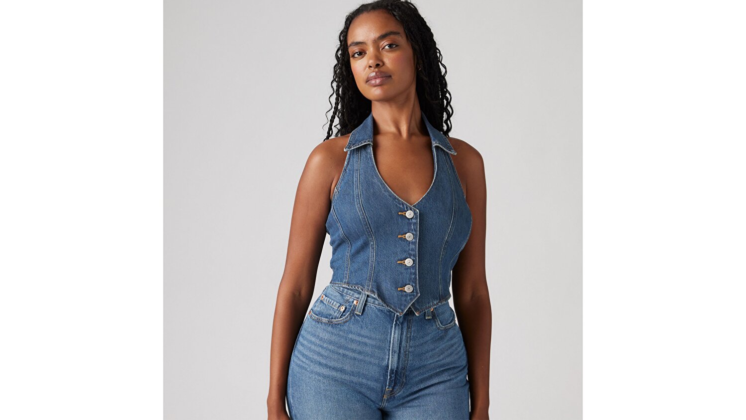 Bria Denim Korse