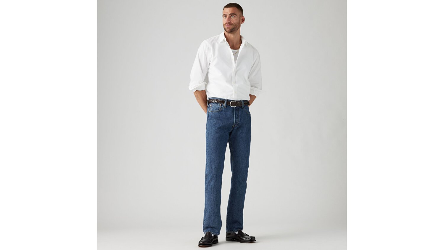 501® Original Fit Erkek Jean Pantolon-Stonewash 80684