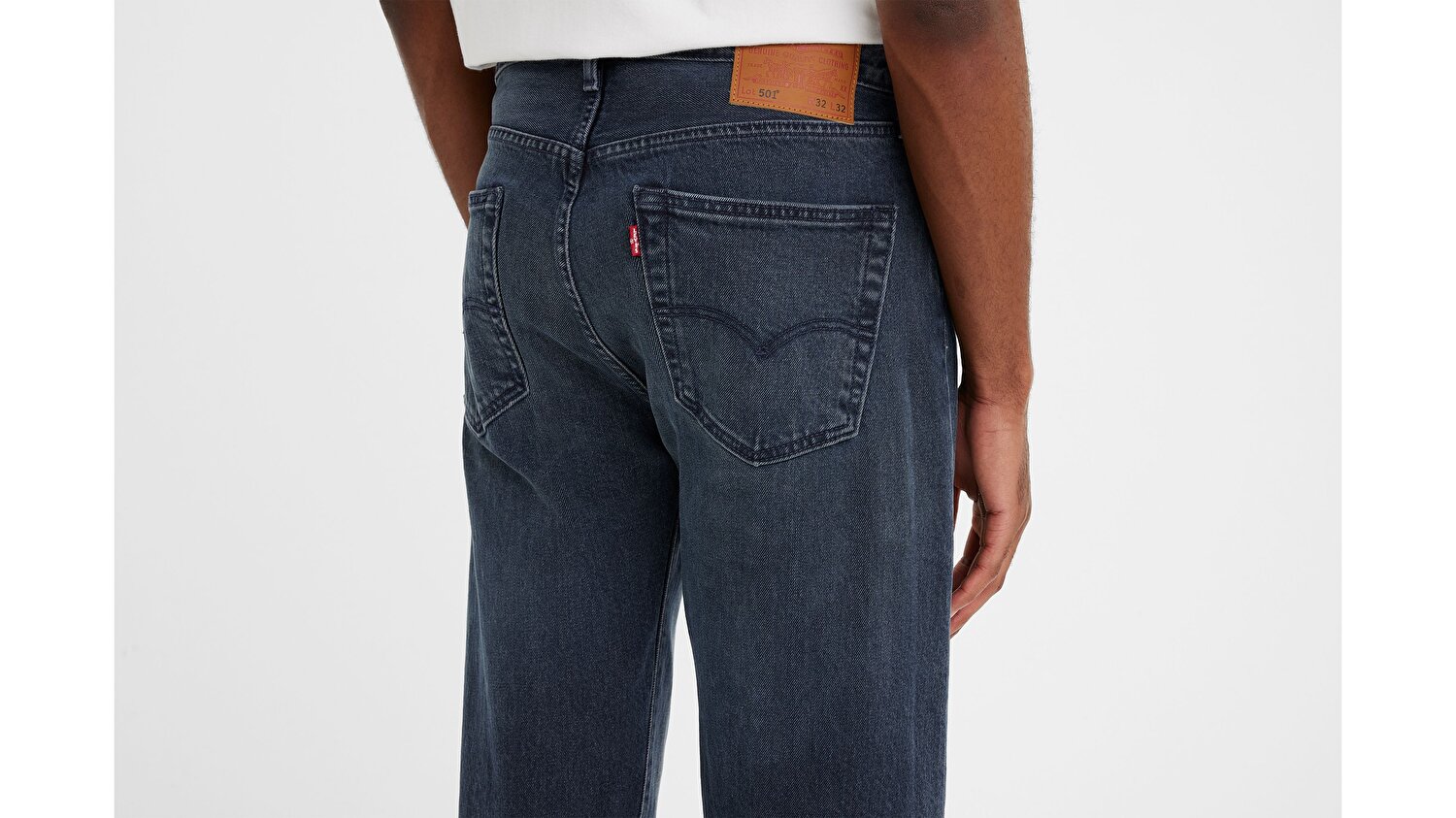 501® Levi's® Original Erkek Jean Pantolon - Blue Black Stretch