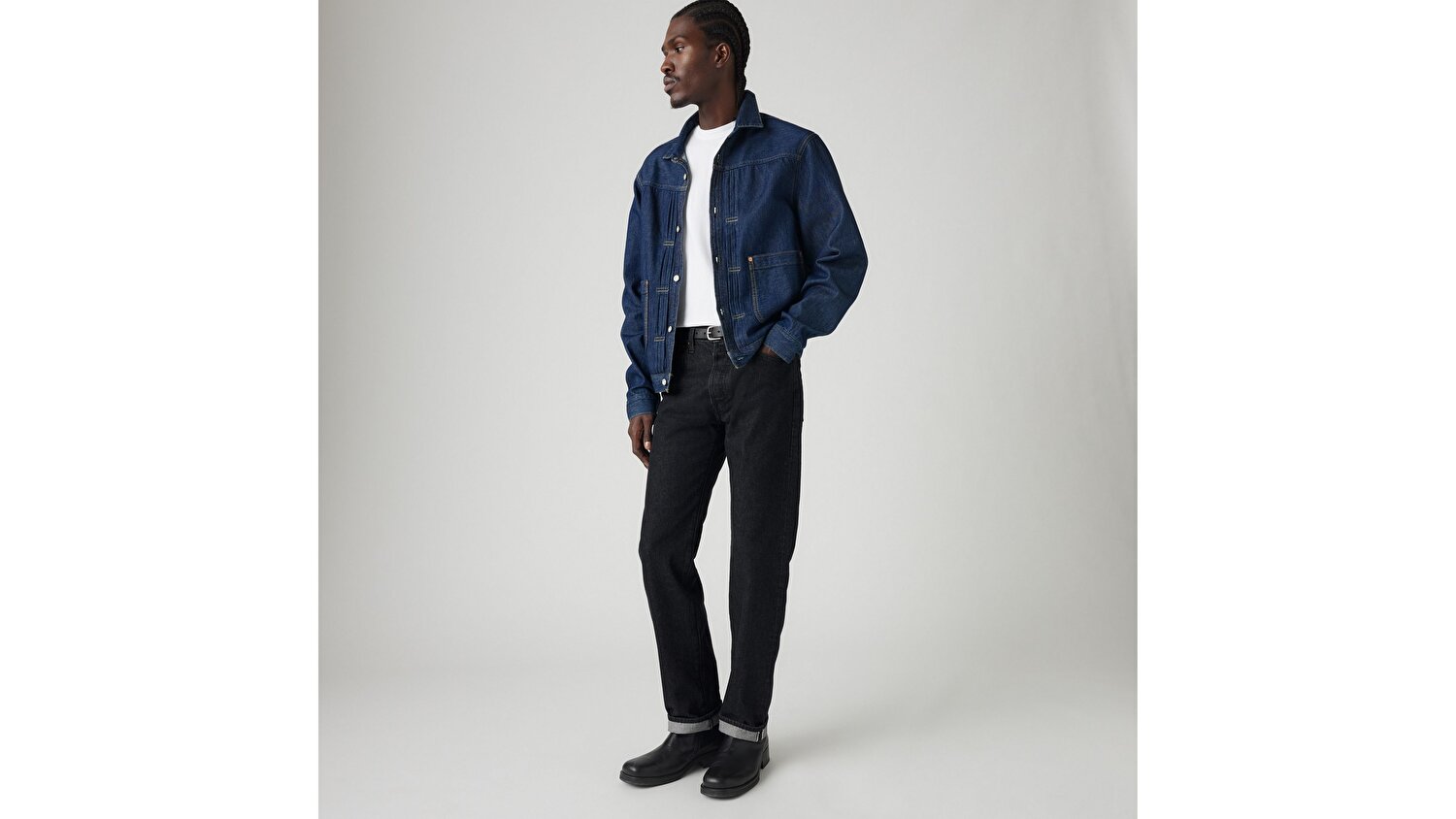 501® Levi's Original Selvedge Erkek Jean Pantolon - Big Step Rinse