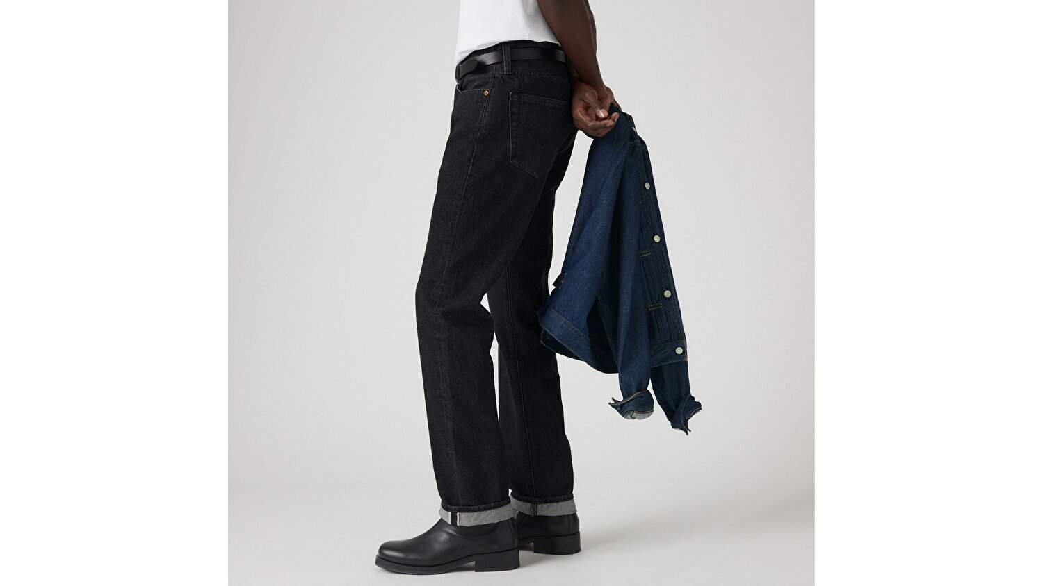 501® Levi's Original Selvedge Erkek Jean Pantolon - Big Step Rinse