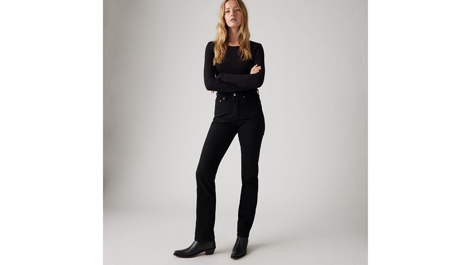 501® Original Kadın Jean Pantolon - Black Sprout T2