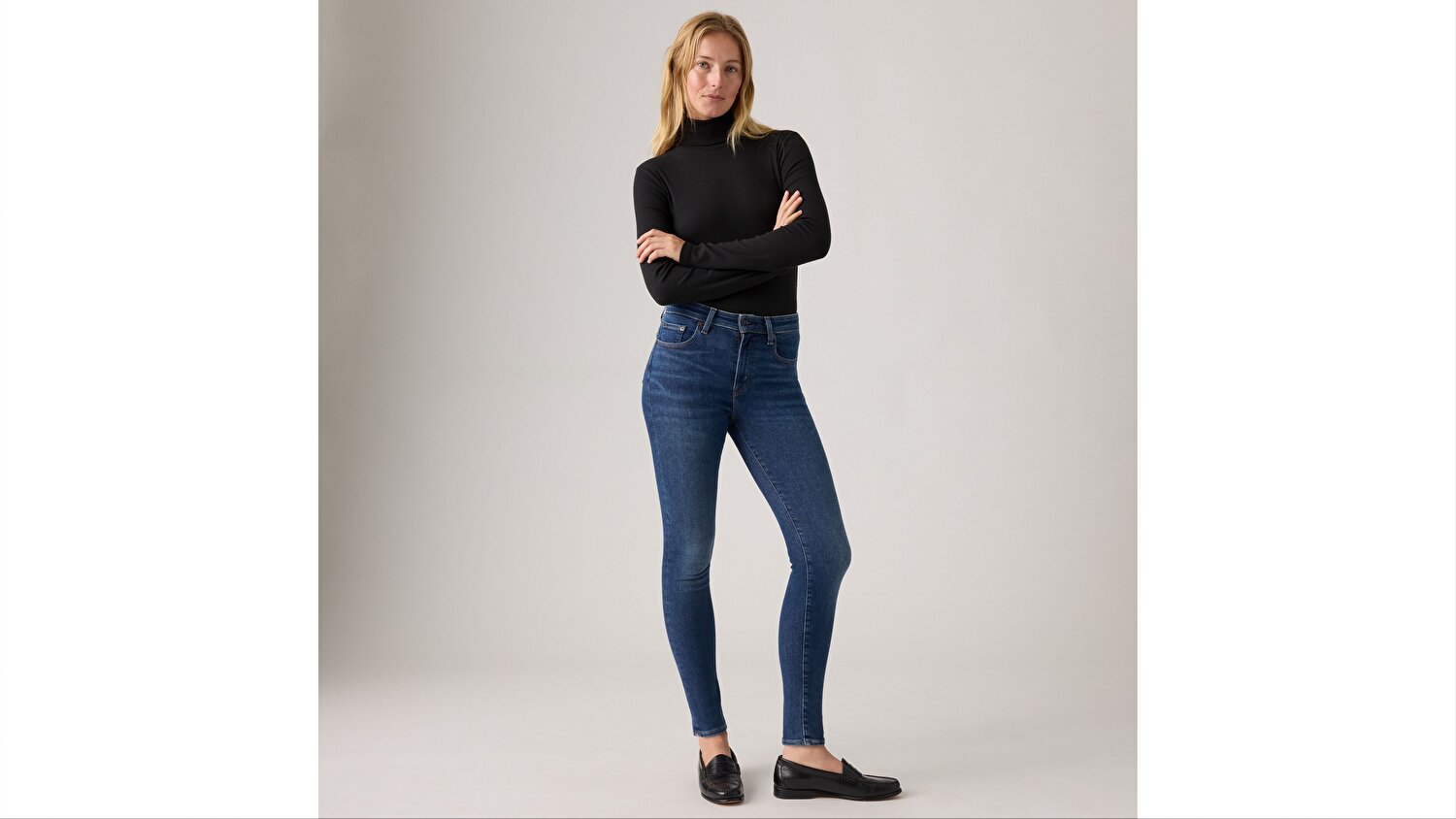 721™ High Rise Skinny Kadın Jean Pantolon - Tenacious Dark