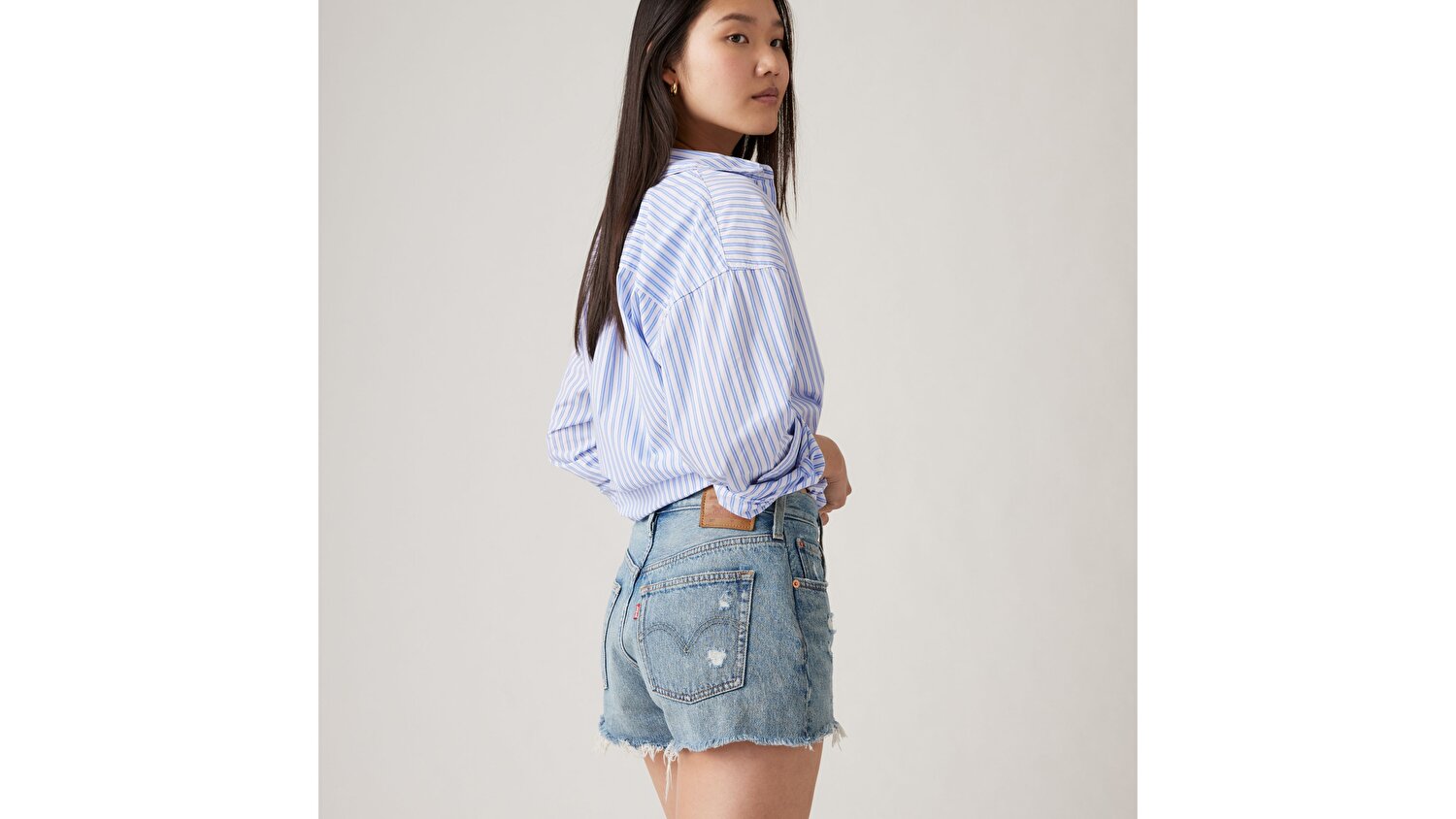 501® Original High Rise Jean Kadın Pantolon - Vague Finish