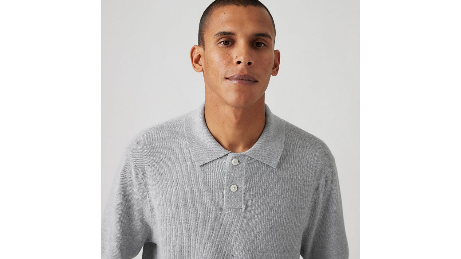 Sweater Knit Polo Kazak