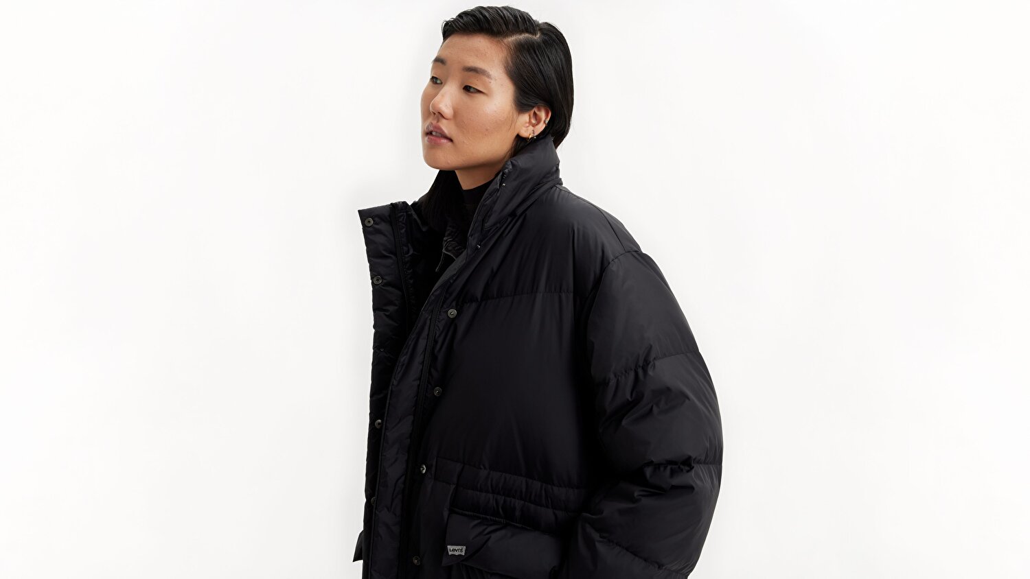 Western Midi Bubble Puffer Mont