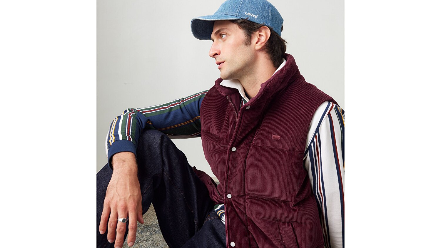 Rockridge Kadife Yelek Mont