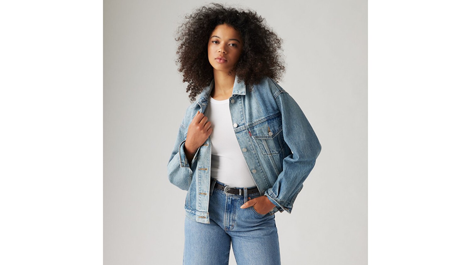 90's Crafted Trucker Jean Ceket