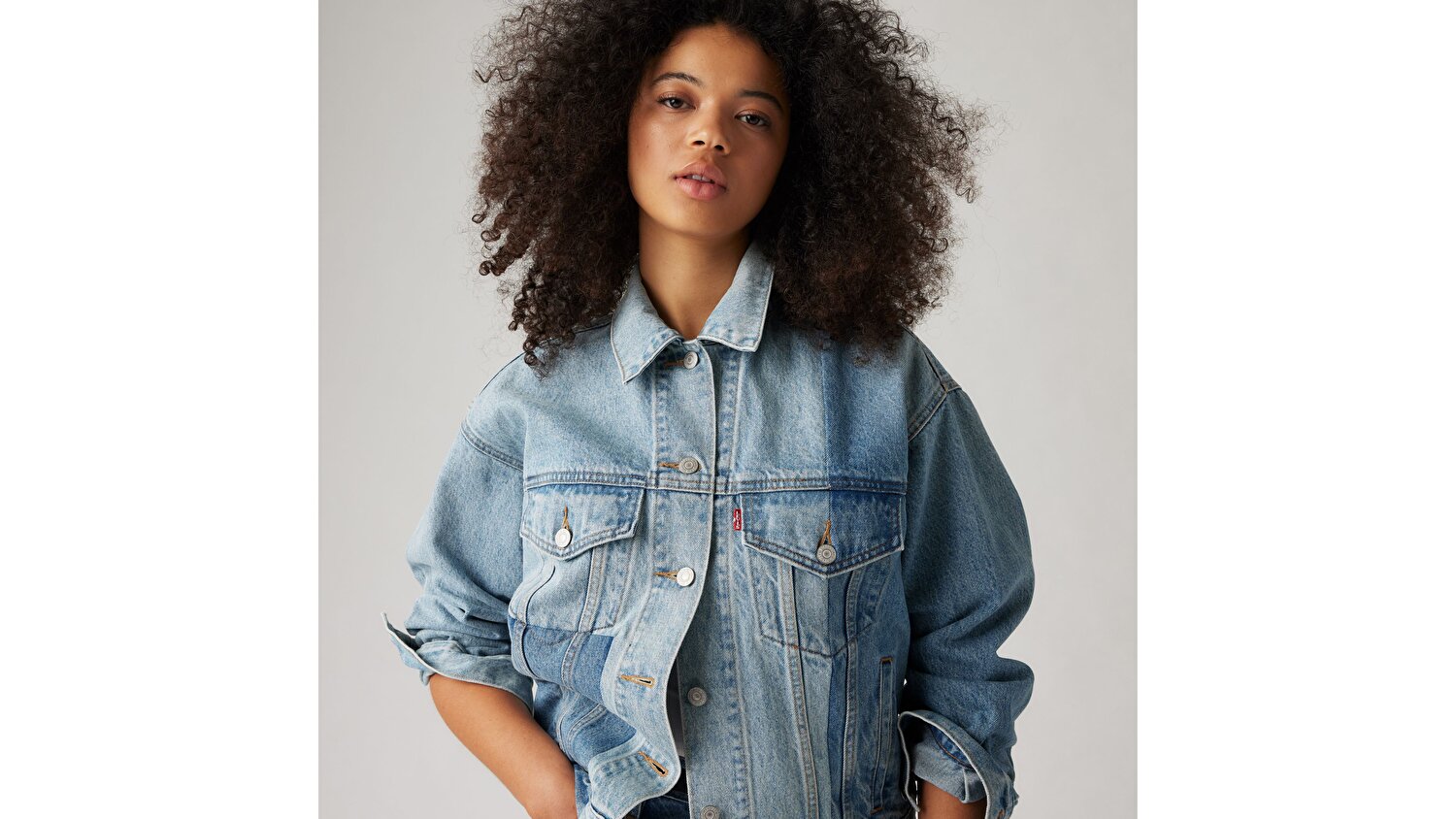 90's Crafted Trucker Jean Ceket