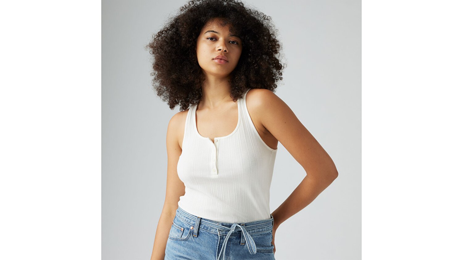 Vacationer Ribbed Tank Top