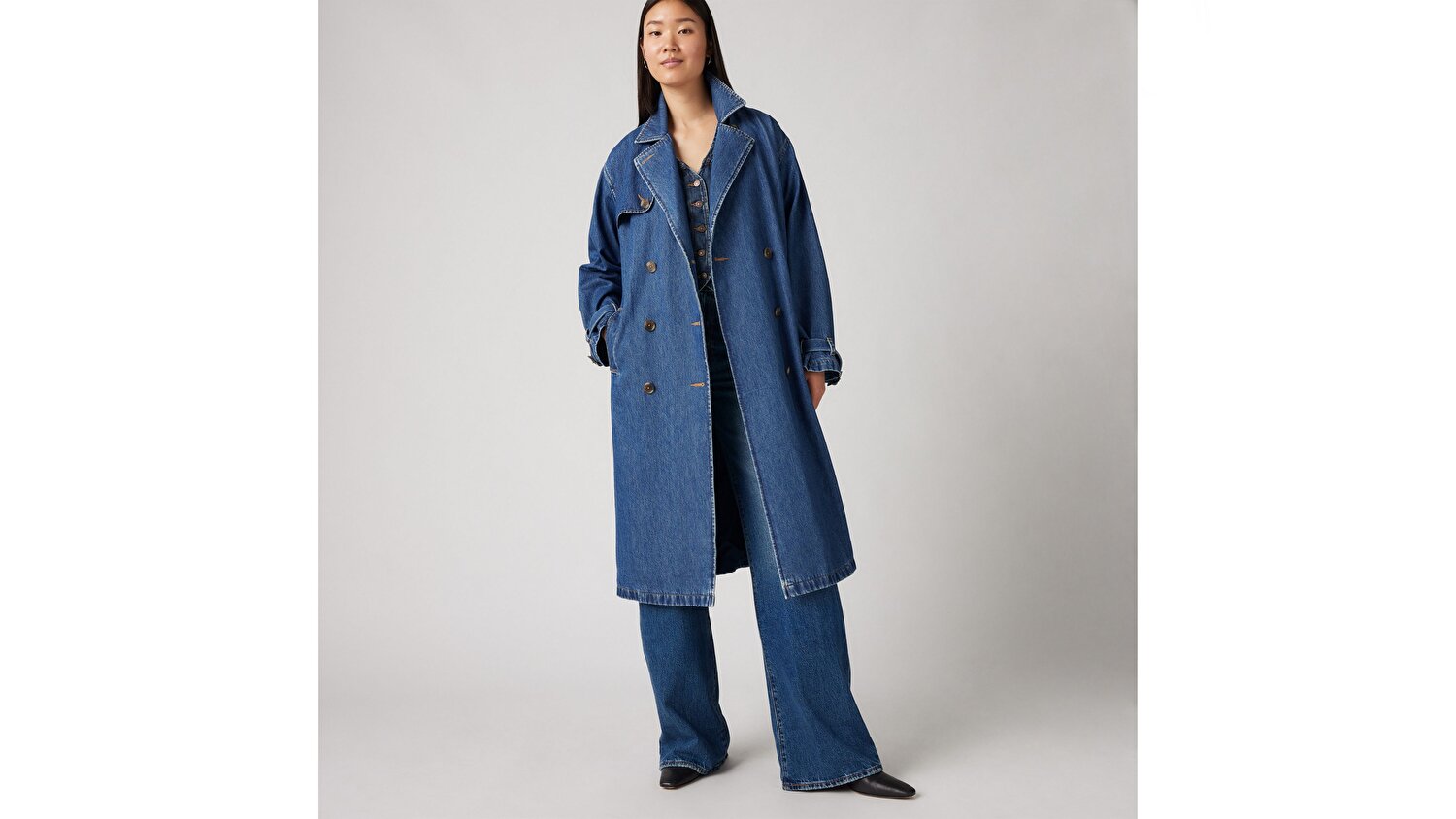 Spade Denim Trençkot