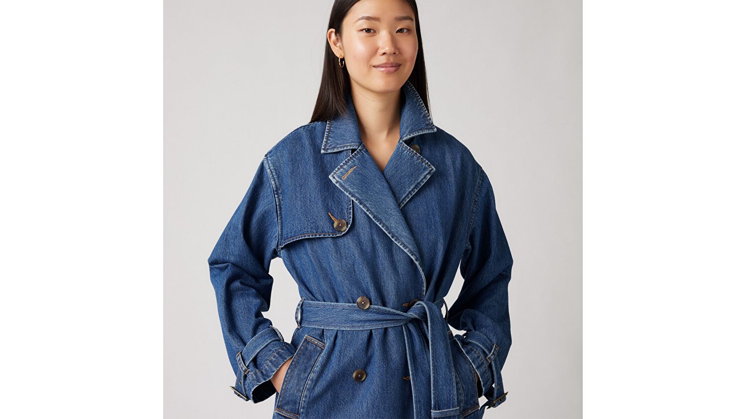 Spade Denim Trençkot