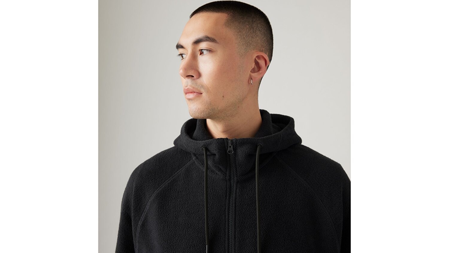 Soft Zip Anorak Sweatshirt