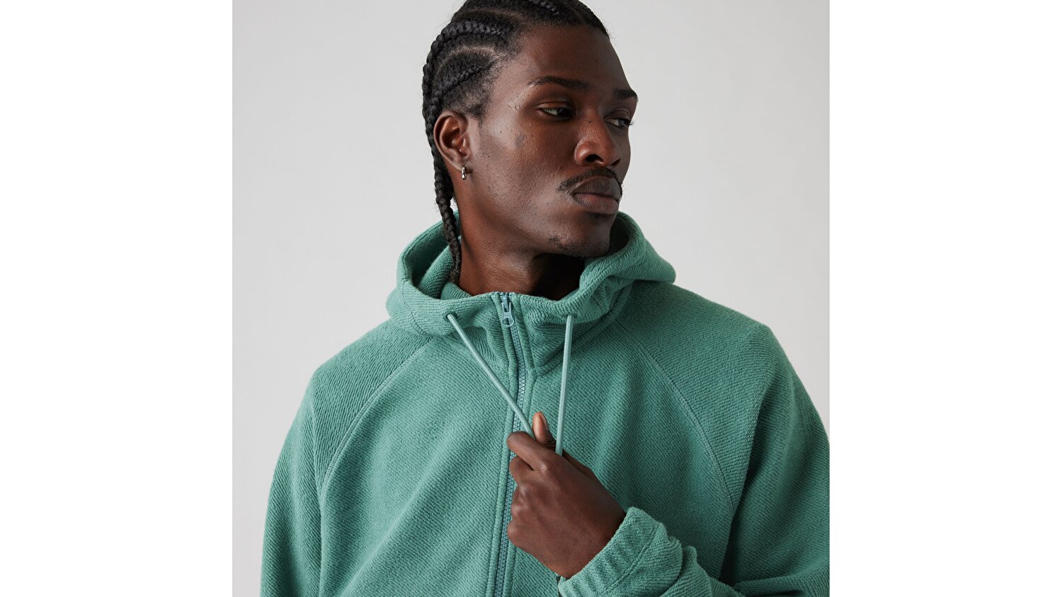 Soft Zip Anorak Sweatshirt