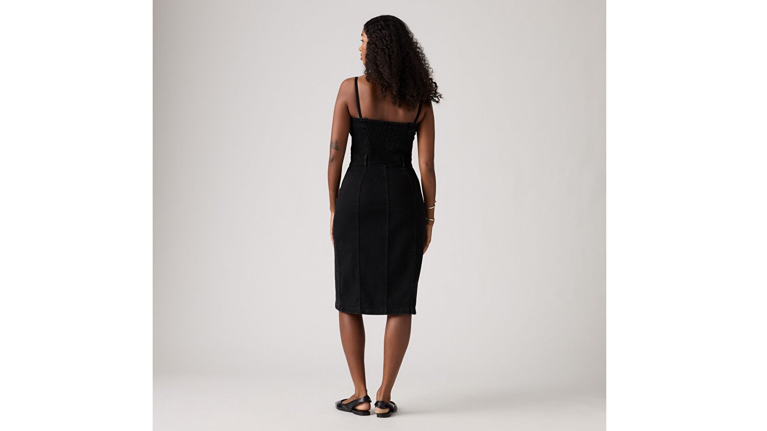 Denim Bustier Elbise